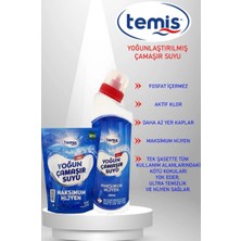 Temis Yeni Nesil Yoğun Kıvam Konsantre Çamaşır Suyu (1 Paket=10 Şaset) = 4 Lt Eşdeğer + Şişe Hediye