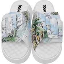 Kadın Vegan Deri Çok Renkli Terlik - Lago Di Como Tasarım