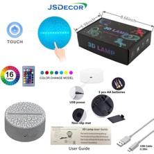 Fybang Axolotl 3D Illusion Masa Lambası Axolotl Çocuklar Için LED Gece Lambası, Uzaktan Kumanda 7/16-Renk USB Yatak Odası Işık Odası Dekor Işığı, Çocuklar ve Yetişkinler Doğum Günü/noel H (Yurt Dışından)