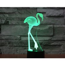 Fybang 3D Flamingo Uzaktan Kumanda 16 Renk Gece Işıkları Illusion Akrilik LED Masa Abajur Çocuk Yatak Odası Masa Dekor Çocuklar Için Doğum Günü Hediyeleri Oyuncak (Yurt Dışından)