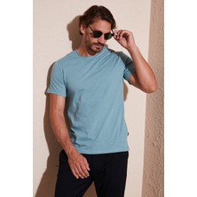 Buratti Pamuklu Slim Fit Bisiklet Yaka T Shirt Erkek T Shirt 59020001