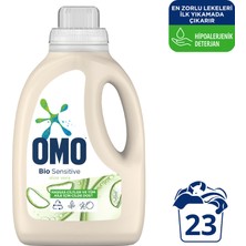 Omo Bio Sensitive Sıvı Deterjan Aloe Vera Özlü Hipoalerjenik  1500 ml