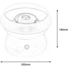 Pairuidaisi Mini Çocuk Ev Candyfloss Makinesi Yeni Elektrikli Hediye Avrupa Standardı Abd Standardı (Yurt Dışından)