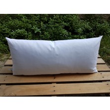 Begüldan Elde Kanaviçe Kırmızı Zincir Çiçekli Yastık 38X78CM  BEG_2364