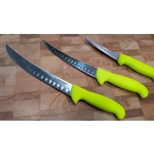 Heritagen Oluklu Tirimleme Bıçağı (Paslanmaz Çelik Kasap Bıçak) 26 cm