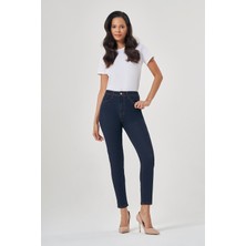 Mizalle 23323 Lacivert Denim Pantolon
