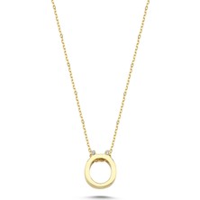 Hems Jewellery Minimal Harf Kolye Ö