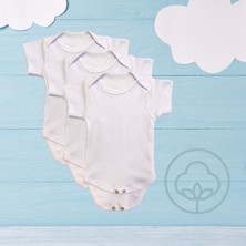 Betül Bebek 4lü Çıtçıtlı Organik Pamuk Bebek Zıbını