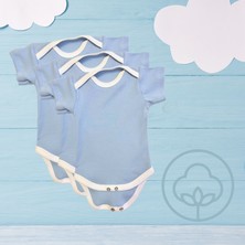 Betül Bebek 3lü Çıtçıtlı Organik Pamuk Bebek Zıbını