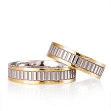 Gümüşcüm Aleda Modeli Gümüş Alyans Bay Nişan Yüzüğü