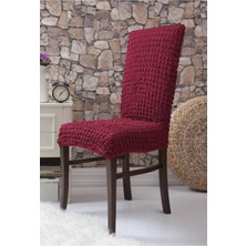 Nera Home Bürümcük Eteksiz Sandalye Kılıfı,sandalye Örtüsü 1 Adet