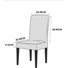 Nera Home Bürümcük Sandalye Kılıfı