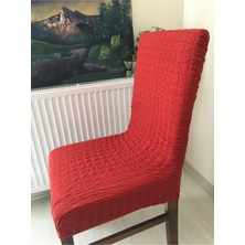 Nera Home Kremit Likralı Bürümcük Sandalye Örtüsü