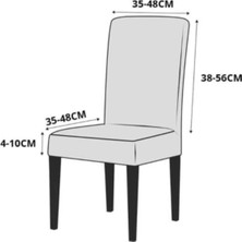 Nera Home Bürümcük Sandalye Kılıfı