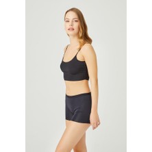 COTTONHILL Basic Lazer Kesim Dikişsiz Kadın Boxer Külot 3'lü Paket