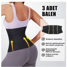 Sh Mağazacılık Agraflı Latex Inceltici Bel Korsesi