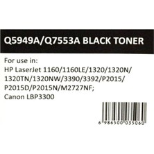 Newmark Hp 53A Siyah Newmark Muadil Toner (Çipli) Q7553A