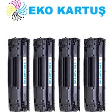 Eko Kartuş Hp CB435 M1132 Ekonomik Avantajlı 4’lü Paket Muadil Toner