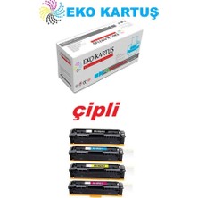 Eko Kartuş Hp Color Laserjet Pro M255DW 207A (W2210) Set Çipli Muadil Toner