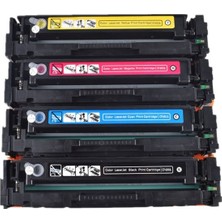 Eko Kartuş Hp Color Laserjet Pro Mfp M281FW (CF540A-CF541A-CF542A-CF543A) (203A) Takım Muadil Toner