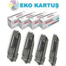 Eko Kartuş Hp Laserjet Pro M102W Hp CF217A(17A) Ekonomik Avantajlı 4’lü Paket Muadil Toner,