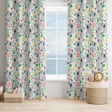 Jwk Home Koala Çocuk ve Bebek Odası Fon Perde Tek Kanat Tek Kanat (140X260)