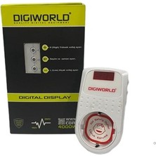 Digiworld Digital Voltaj Ayarlı Priz Tekli 150/280V 4000W