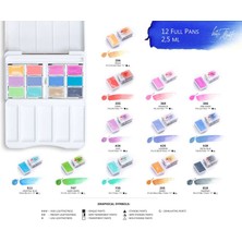 St. Petersburg White Nights Extra-Fine Tam Tablet Sulu Boya 2.5ml 12’li Pastel Set