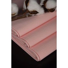 Jwk Home Jwk Fabrics Açık Pembe Pamuk Keten Punch Duck Bezi-Kumaşı Yarım Metre (50X180)