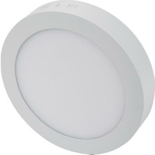 Cata CT-5233 18 Watt Yuvarlak Sıva Üstü LED Panel Beyaz Metal Beyaz Kasa