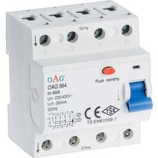 Oag 3X40 300MA Yangın Koruma Rolesi