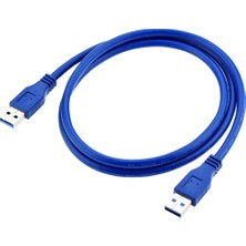 BK Teknoloji Yüksek Hızlı USB 3.0 Erkek-Erkek Data Kablosu - 1 Metre