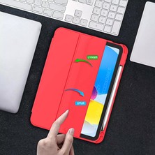 Sneezy Apple iPad 10.nesil 10.9 Inç Kılıf Craft Kalem Bölmeli Uyku Modlu Kapaklı Smart Case