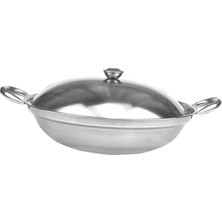 Niazi Paslanmaz Çelik Tencere Stockpot Tencere Çorbası Tava Barbekü Kampı Dış Mekan 27cmx7.5cm (Yurt Dışından)