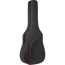 Niazi Gitar Çantası Gitar Konser Çantası Çift Ayarlanabilir Omuz Askısı Yeni Başlayanlar Için Hediyeler Kırmızı 40ın Ila 41ın (Yurt Dışından)