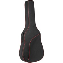 Niazi Gitar Çantası Gitar Konser Çantası Çift Ayarlanabilir Omuz Askısı Yeni Başlayanlar Için Hediyeler Kırmızı 40ın Ila 41ın (Yurt Dışından)