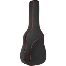 Niazi Gitar Çantası Gitar Konser Çantası Çift Ayarlanabilir Omuz Askısı Yeni Başlayanlar Için Hediyeler Kırmızı 40ın Ila 41ın (Yurt Dışından)