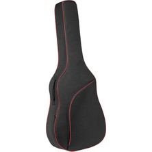 Niazi Gitar Çantası Gitar Konser Çantası Çift Ayarlanabilir Omuz Askısı Yeni Başlayanlar Için Hediyeler Kırmızı 40ın Ila 41ın (Yurt Dışından)