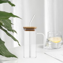 Niazi 400ml Cam Ve Pipetler İle Kare Parti Içecek (Yurt Dışından)