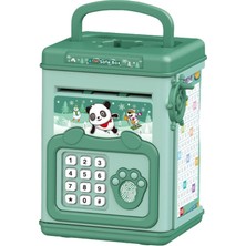 Niazi Kids Piggy Bank Otomatik Kaydırma Nakit Oyuncak Piggy Bank Kızlar Çocuklar Yeşil (Yurt Dışından)
