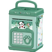 Niazi Kids Piggy Bank Otomatik Kaydırma Nakit Oyuncak Piggy Bank Kızlar Çocuklar Yeşil (Yurt Dışından)