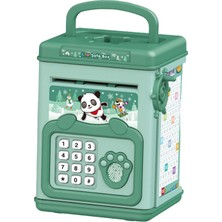 Niazi Kids Piggy Bank Otomatik Kaydırma Nakit Oyuncak Piggy Bank Kızlar Çocuklar Yeşil (Yurt Dışından)
