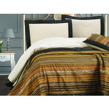 Jwk Home Yörük Haki Yeşili Fitilli Kadife Çift Kişilik Yatak Örtüsü (270X260)