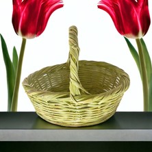 Emine Altıntaş Kamış Sepet 40 cmx32 cm