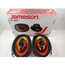 Jameson Oval Hoparlör – 1400W Jameson JS-6917 Amfi Uyumlu Kayık Hoparlör