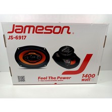 Jameson Oval Hoparlör – 1400W Jameson JS-6917 Amfi Uyumlu Kayık Hoparlör