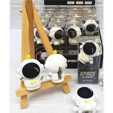 Limmy Astronot Kalemtraş 3D Şekilli Silikon Kalemtraş - Mavi- 1 Adet