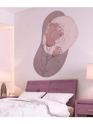 Kt Grup Bohem Ferahlatıcı Çiçek Duvar Sticker