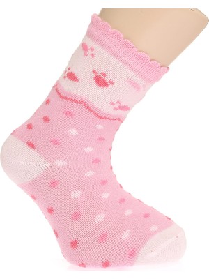 Hello Baby Hellobaby Smile Desenli 6'lı Soket Çorap Kız Bebek