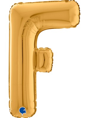 Kikajoy F Harf Altın Grabo Folyo Balon 26"